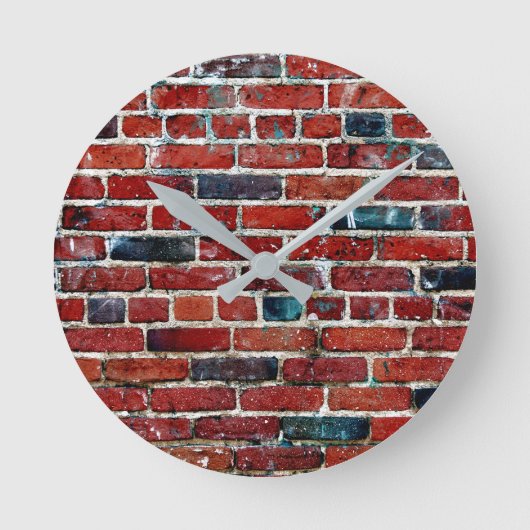 Horloge Ronde Patters de Brick Wall Cool Texture (Recto)