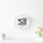 Horloge Ronde Patters de Colorful (Maison)