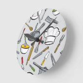 Horloge Ronde Patters de Kitchen Tool (Angle)