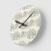 Horloge Ronde Patters de Shell (Angle)