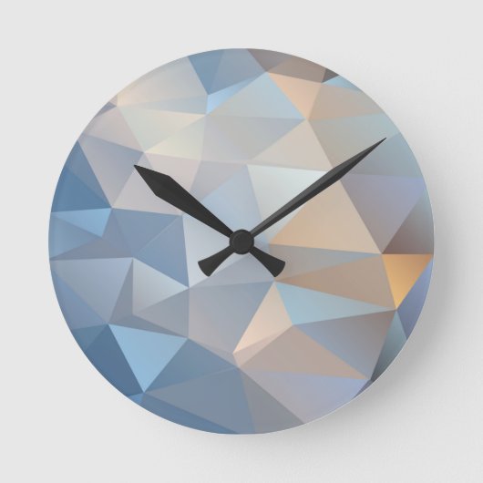 Horloge Ronde Patters triangulaires (Recto)