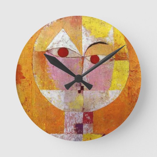 Horloge Ronde Paul Klee Senecio Peinture (Recto)