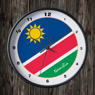 Horloge Ronde Pavillon namibien moderne, Namibie tendance Maison