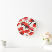 Horloge Ronde Pavot (Maison)