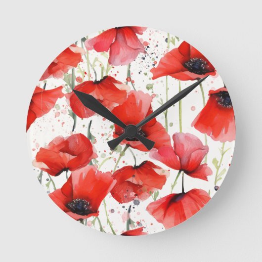 Horloge Ronde Pavot (Recto)