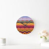Horloge Ronde Paysage (Maison)