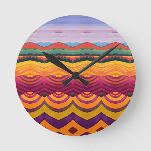 Horloge Ronde Paysage (Recto)