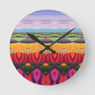 Horloge Ronde Paysage