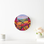 Horloge Ronde Paysage (Maison)