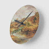 Horloge Ronde Paysage (Angle)