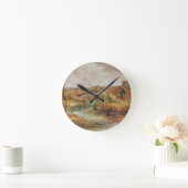 Horloge Ronde Paysage (Maison)