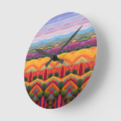 Horloge Ronde Paysage (Angle)