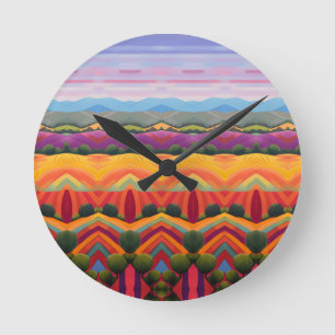 Horloge Ronde Paysage