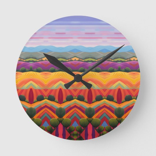 Horloge Ronde Paysage (Recto)