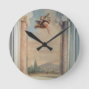 Horloge Ronde Paysage avec le cupidon, du "Foresteria" (invité