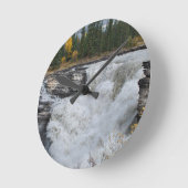 Horloge Ronde Paysage des chutes, chutes Athabasca (Angle)