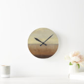 Horloge Ronde Paysage du désert solitaire par Norman Wyatt (Maison)