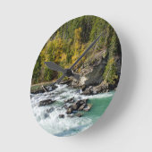 Horloge Ronde Paysage fluvial, fleuve Fraser (Angle)
