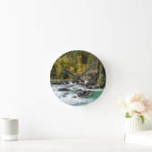 Horloge Ronde Paysage fluvial, fleuve Fraser (Maison)