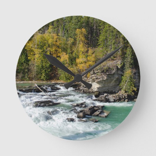 Horloge Ronde Paysage fluvial, fleuve Fraser (Recto)