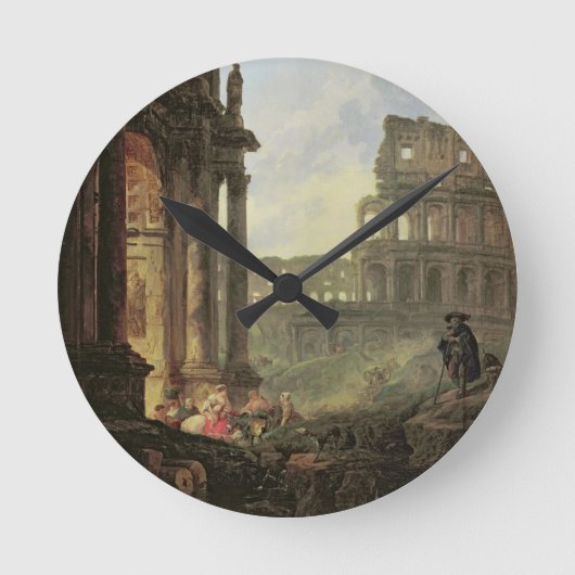 Horloge Ronde Paysage italien (Recto)