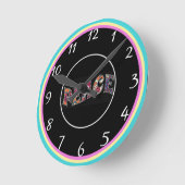 Horloge Ronde Peace Wall Clock (Angle)