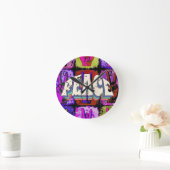 Horloge Ronde Peace Wall Clock (Maison)