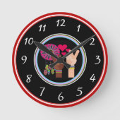 Horloge Ronde Peace Wall Clock (Recto)