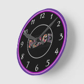 Horloge Ronde Peace Wall Clock (Angle)