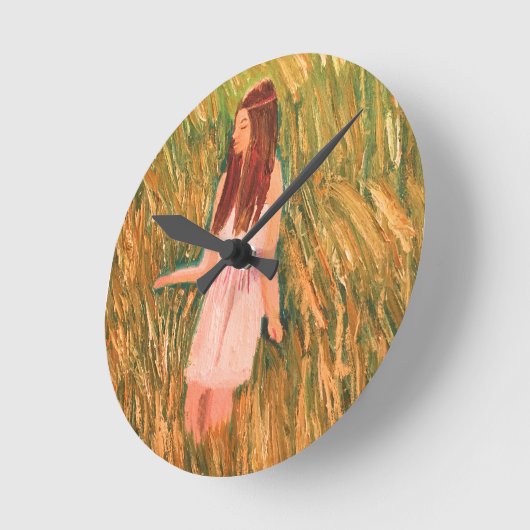 Horloge Ronde Peaceful thinking clock (Angle)