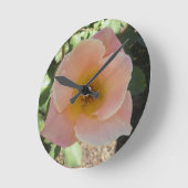 Horloge Ronde Peach Rose (Angle)