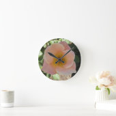Horloge Ronde Peach Rose (Maison)