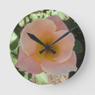 Horloge Ronde Peach Rose
