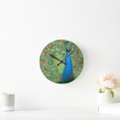 Horloge Ronde Peacock Strut (Maison)