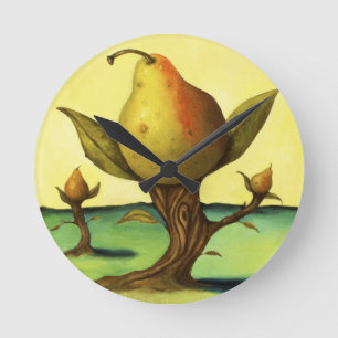 Horloge Ronde Pear Trees