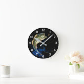 Horloge Ronde Pêche de fond à large bande (Maison)