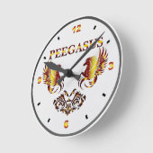 Horloge Ronde PEEGASUS of Clock (Angle)