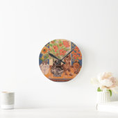 Horloge Ronde Peekaboo Kitten : Cute Kitty Clock (Maison)