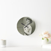 Horloge Ronde Peeping Nurse (Maison)