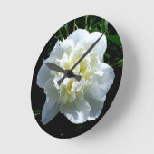 Horloge Ronde Peine blanche (Angle)