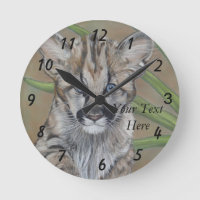 peinture de la faune mignonne gros chat cougar kit