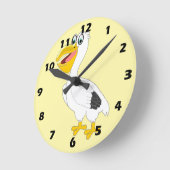 Horloge Ronde Pelican Design (Angle)