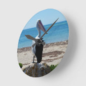 Horloge Ronde Pelican on Beach Rock (Angle)