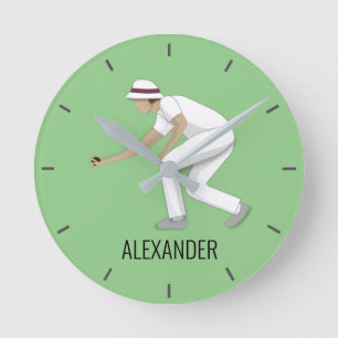 Horloge Ronde Pelouse Bowls