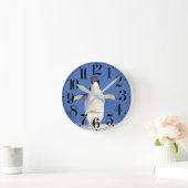 Horloge Ronde Penguin Wall Clock (Maison)