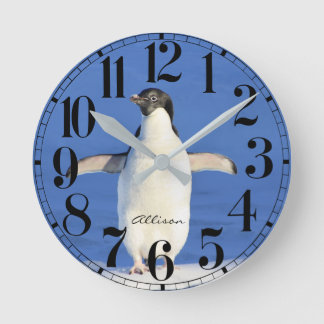 Horloge Ronde Penguin Wall Clock