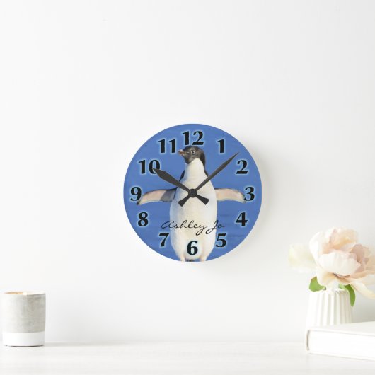 Horloge Ronde Penguin Wall Clock (Maison)