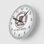 Horloge Ronde Pennsylvania Railroad TrucTrain Service (Angle)