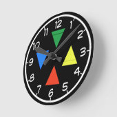 Horloge Ronde Pentacle élémentaire (Angle)