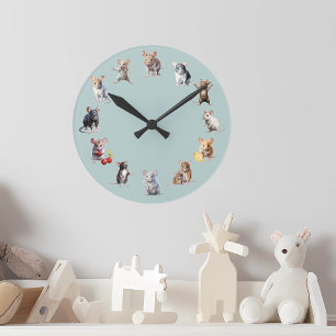 Horloge Ronde Pépinière de souris mignonne